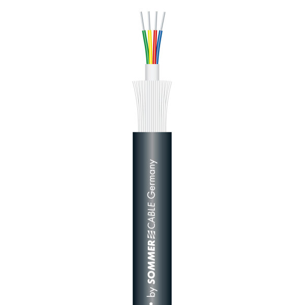 Optical fiber SC-Octopus-G; 96 x 50/125 µm OM3; FRNC / LSZH Ø 12,80 mm; black