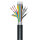 Transit MC73251; Video: 7 x 0,30/1,60; Audio: 3 x 2 x 0,14 mm²; Power: 2 x 1,50 mm²; 5 x Control; PVC Ø 12,50 mm; schwarz