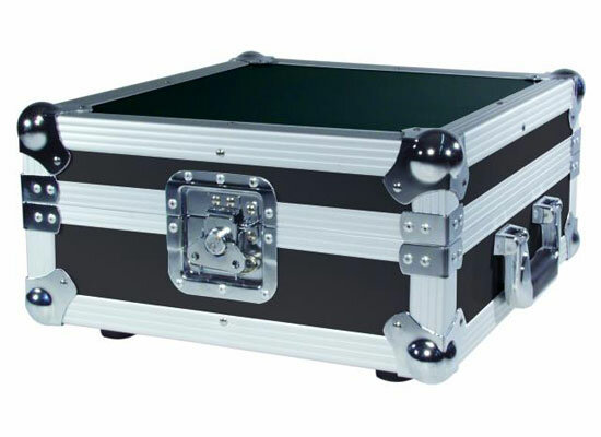 Case für DJ Equipment, CD CASE (80-100 CDs), schwarz, Innen 3-fach geteilt, 2x Butterfly, 1x Griff, MADE IN CHINA