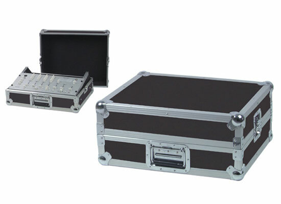 Case für Licht / Tonmixer, ECO, 8HE, schräg, 19, schwarz, Butterflies, MADE IN CHINA