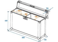 Case für 2x Eurolite SLS-18 TCL / SLS-12 QCL / SLS-12 BCL, Größe