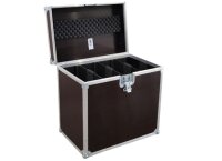 Case für 4x Eurolite SLS-18 TCL / SLS-12 QCL / SLS-12 BCL, Größe L, braun, Klappdeckel, 1x Klappgriff, 1x Butterfly