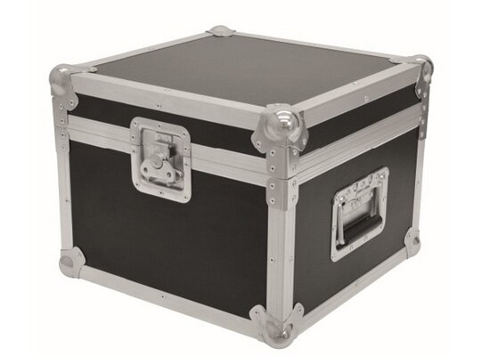 Case für 4x Eurolite TMH-6 / 7 / 8 / 9 / PK OHNE HAKEN, dunkelbraun, 2x Klappgriff, 1x Butterfly, MADE IN CHINA
