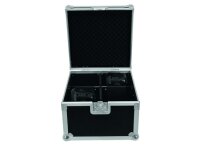 Case für 4x Eurolite TMH-6 / 7 / 8 / 9 / PK OHNE HAKEN, dunkelbraun, 2x Klappgriff, 1x Butterfly, MADE IN CHINA