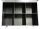 Case für 6x PAR 64 Floorspot, ECOLINE, PVC schwarz, Truhe, 6x Fächer: 270x270x390mm, 2x Klappgriff, MADE IN GERMANY