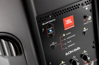 JBL EON 615 Aktivbox, schw., 15/1Neodym, 1000W, 90°x60°, 2-Kanal Mixer, 36mm Flansch, Multifunktionsgehäuse (Monitor)