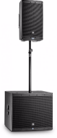 JBL EON 618S Aktiv-Subwoofer, 1x 18, 500W, Aufnahme: 36mm, IN: 2x Combo, THRU: 2x XLR 3pol