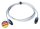 Lautsprecherkabel SKE-05 ECO, Neutrik Speakon NL2FX, 5m, Ölflex grau,  2 x 2.5mm², Kabelklettband