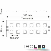 LED HEQ862-Flexband, 24V, 28,8W, IP20, kaltweiss 5m/Rl