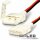 Clip-Verbinder mit Kabel (max. 5A) für 2-pol. IP20 Flexstripes mit Breite 10mm, Pitch-Abstand >12mm