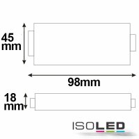 Mini RGB (PWM) Verstärker, 3 Kanal, 12-24V DC, 3x4A