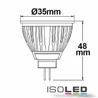 MR11 LED Strahler 3W COB, 38°, warmweiß