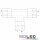 Clip-T-Verbinder (max. 5A) für 2-pol. IP20 Flexstripes mit Breite 8mm, Pitch-Abstand >12mm