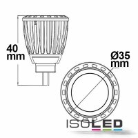 MR11 LED 4W, diffus, neutralweiß, dimmbar