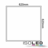 Aufbaurahmen für LED Panel 625x625 silber