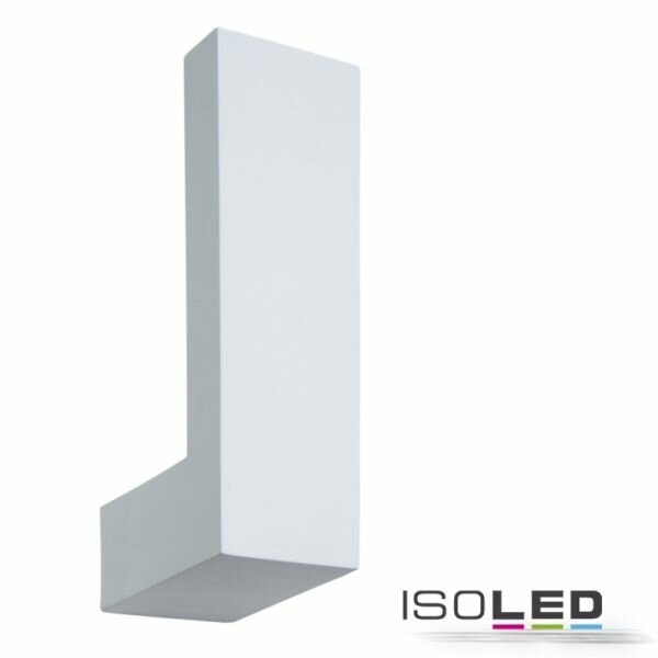 LED Gips-Wandleuchte 1x3 Watt, L-Förmig, warmweiß