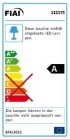 LED Gips-Wandleuchte 1x3 Watt, L-Förmig, warmweiß