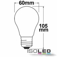 E27 LED Birne, 3,5W, klar, warmweiß