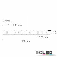 LED SIL830-Flexband, 24V, 4,8W, IP20, warmweiß