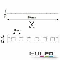 LED SIL830-Flexband, 24V, 9,6W, IP20, warmweiß