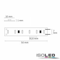 LED CRI960-Flexband, 24V, 15W, IP20, kaltweiß