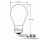 E27 LED Birne, 7W, klar, warmweiß