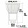 GU10 LED Strahler 6W Glas diffuse, 120°, warmweiß