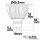 MR16 LED Strahler 6W Glas diffuse, warmweiß