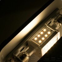 R7s LED Stab SLIM, 8 Watt , 48 SMD, L: 118mm, warmweiß