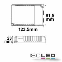 LED Konstantstrom Trafo MW LCM-60DA 500/600/700/900/1050/1400mA Push + DALI dimmbar
