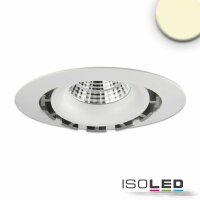 LED Einbaustrahler COB, weiß, 15W, 45°, rund, warmweiß, dimmbar