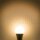 E27 LED 9W G60, 270°, weiß, warmweiß