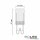 G9 LED 51SMD, 3,5W, neutralweiß