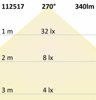 E14 LED 51SMD, 3,5W, warmweiß