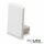 Endkappe EC16 für SURF12 RAIL inkl. COVER4, ohne Kabelausgang, PVC, grauweiß