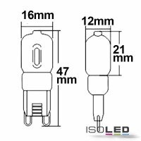 G9 LED 2,5W, warmweiß