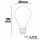 E27 LED Birne, 7W, milky, warmweiß