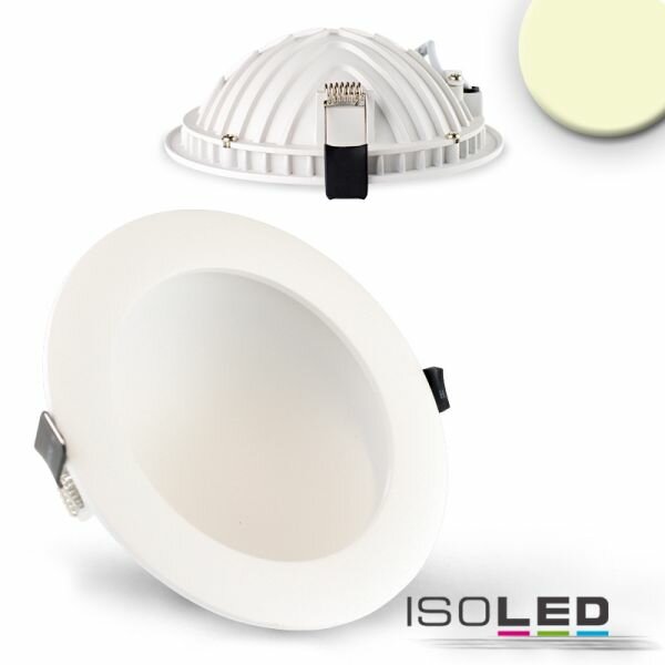LED Downlight LUNA 12W, indirektes Licht, weiß, warmweiß, dimmbar