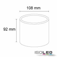 Aufbauleuchte IP54 für GX53 Leuchtmittel, weiß, exkl. Leuchtmittel