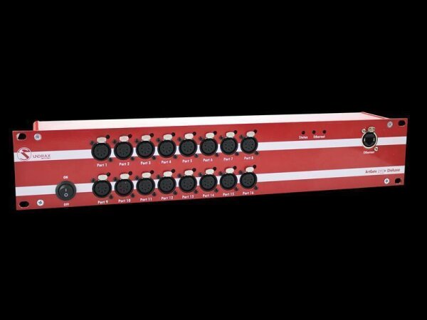 SUNDRAX Ethernet Converter ArtGate Pro Deluxe 16 DMX outputs (5-pin), 1 Ethernet port