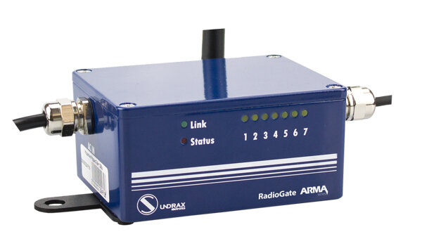 SUNDRAX Wireless Transceivers  RadioGate ARMA 2 DMX inputs/outputs, 2 BeDMX ports, 12-24VDC (1024ch)