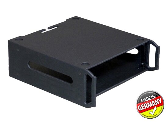 Rackmodul Vario 05HE, PROLINE, 12mm Multiplex, Polyurea schwarz, 2x Rackschiene vorn/hinten, MADE IN GERMANY