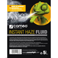 Cameo INSTANT HAZE FLUID 5 L - Spezielles ölfreies Hazefluid für Cameo INSTANT Haze Maschinen 5 L