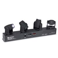 Cameo HYDRABEAM 400 RGBW Lighting set with 4 ultra-fast 10 W CREE RGBW Quad LED Moving Heads