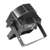 Cameo FLAT PAR RGB 10 IR SET - Set aus 4 PAR Scheinwerfer Spots  144 x 10 mm FLAT LED RGB in schwarzem Gehäuse inkl. Infrarot Fernbedienung