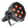 Cameo FLAT PAR CAN TRI 3W IR 7 x 3 W High Power TRI colour FLAT LED RGB PAR light in black housing