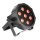 Cameo FLAT PAR CAN TRI 3W IR 7 x 3 W High Power TRI colour FLAT LED RGB PAR light in black housing