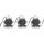 Cameo FLAT PAR CAN TRI 3W IR 7 x 3 W High Power TRI colour FLAT LED RGB PAR light in black housing