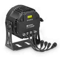 Cameo FLAT PRO 12 IP65 12 x 10 W FLAT LED Outdoor RGBWA PAR light in black housing