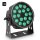 Cameo FLAT PRO 18 IP65 18 x 10 W FLAT LED Outdoor RGBWA PAR light in black housing
